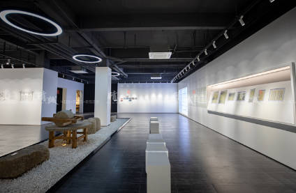 藍冠注冊展館展廳設計中常見建筑材料是什么？